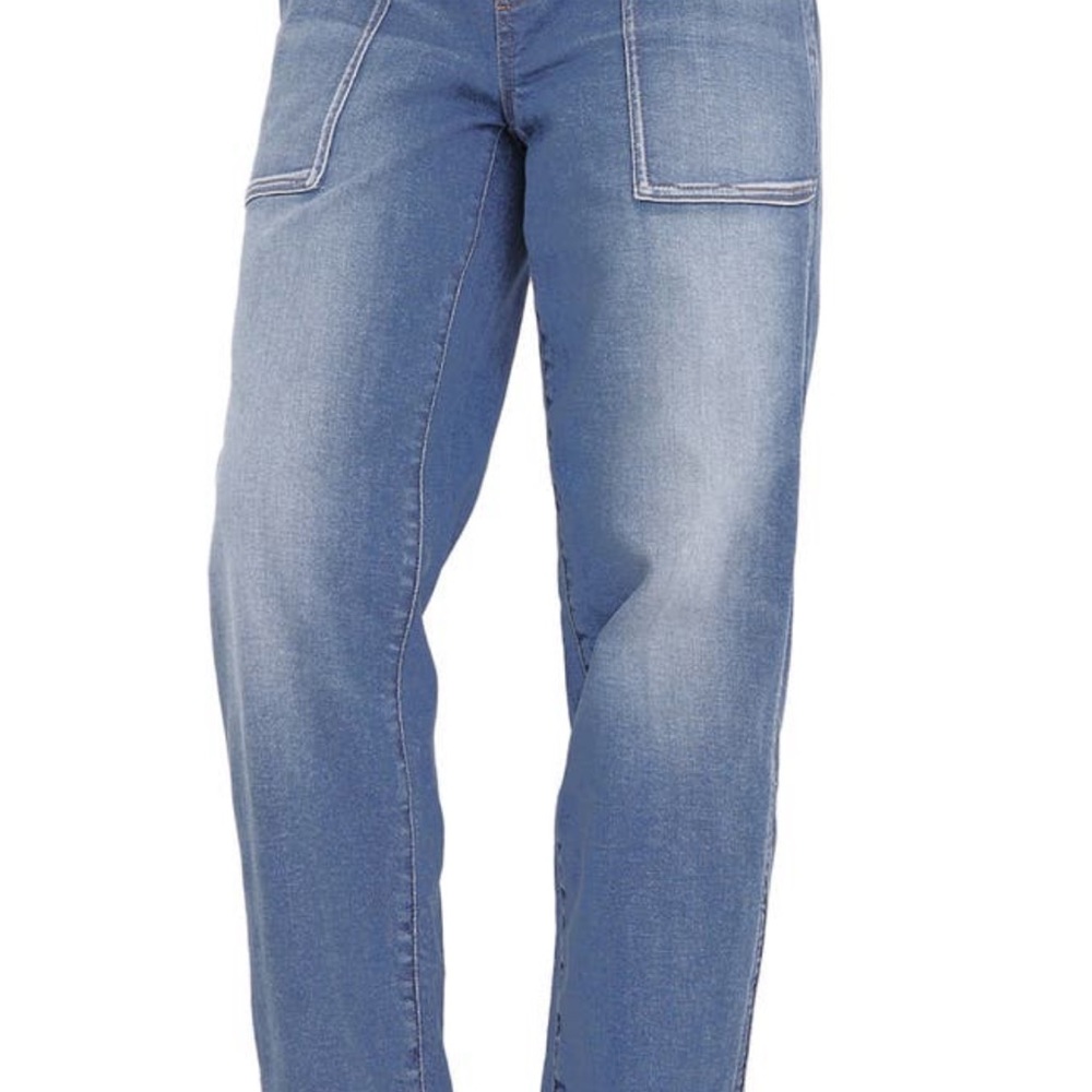 Madewell Relaxed Pull On Jeans Medium Wash Sz: L